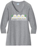 Seven Daisies P.E.O. Sisterhood VNeck